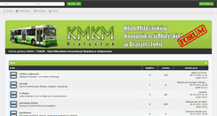 Desktop Screenshot of forum.kmkmbialystok.pl