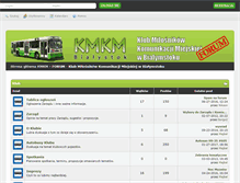 Tablet Screenshot of forum.kmkmbialystok.pl