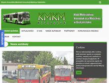 Tablet Screenshot of kmkmbialystok.pl
